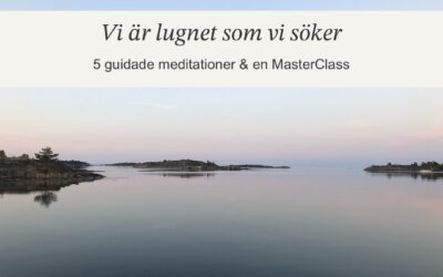 Vi är lugnet som vi söker – Fem meditationer & en MasterClass – Online